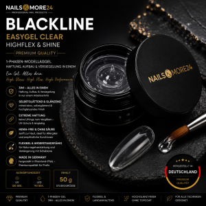 EasyGel Clear - HighFlex & Shine | Blackline premium quality | 50g